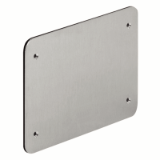 9911.03 - Aluminium moisture-proof cover with neoprene sealing