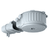 1282-75 - Installation housing, HaloX® 180 with tunnel 190, with universal front part for recess, for slab ceilings, one-part